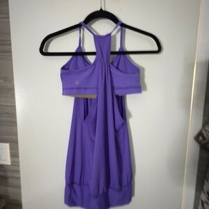 Lululemon women No Limit Tank top Racerback Built In bra purple Size 4